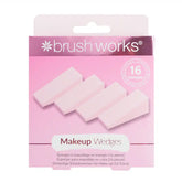 Brushworks Makeup Wedges 16 Pieces